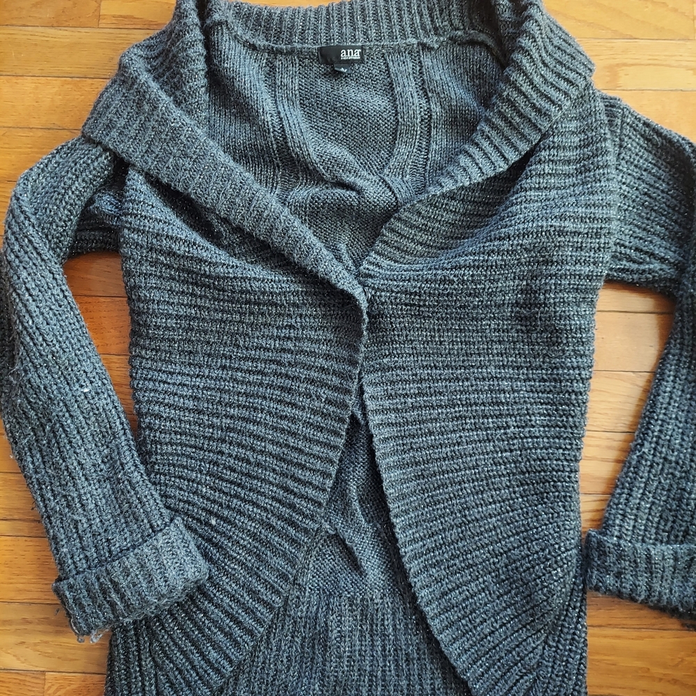 a.n.a Charcoal Women's Cardigan Sweater